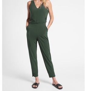 Green Athleta Brooklyn jumpsuit size 22–super comfortable!